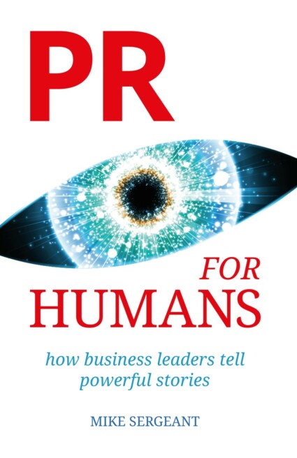 Book cover for PR for Humans