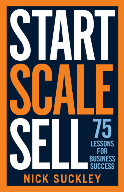 Book cover for Start. Scale. Sell.