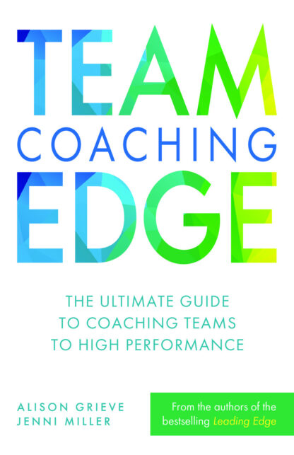 Book cover for Team Coaching Edge